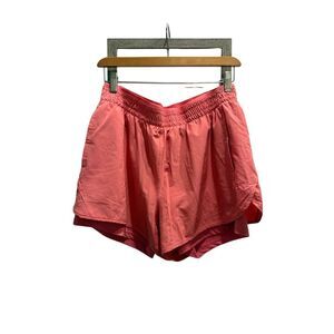 Ayer8 Coral Pink Athletic Running Shorts Quick Dry‎ Breathable Workout Shorts XL